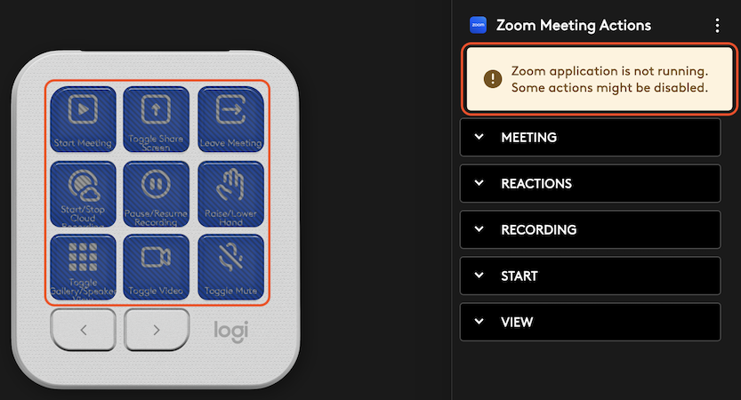 Plugin status - warning
